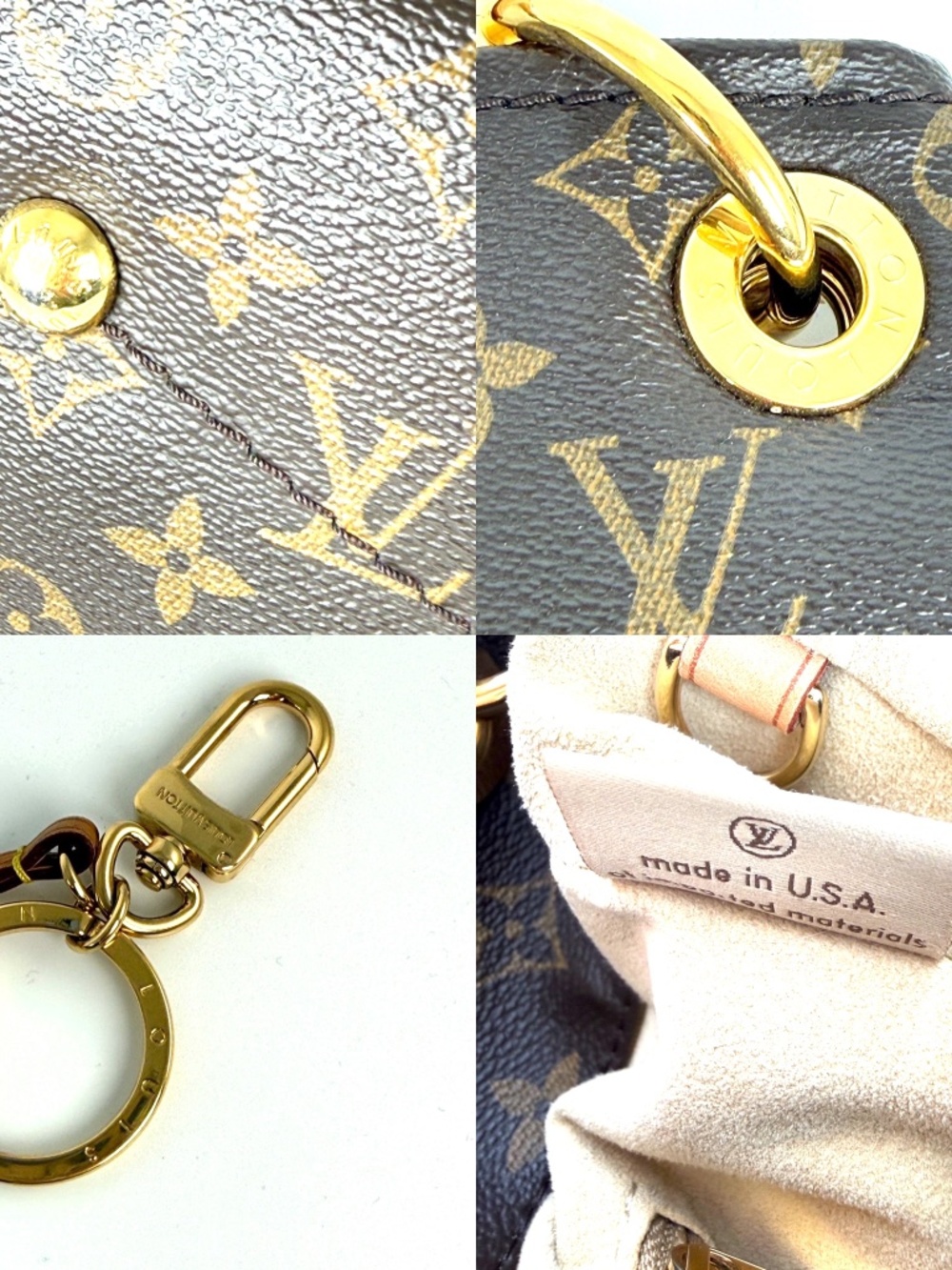 LOUIS VUITTON Artsy MM Monogram Canvas Brown Tote Shoulder Bag - Picture 12 of 15